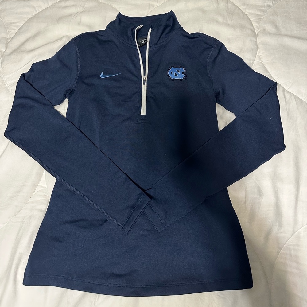 Nike University of North Carolina UNC Women’s Fitted Quarter Zip S/M